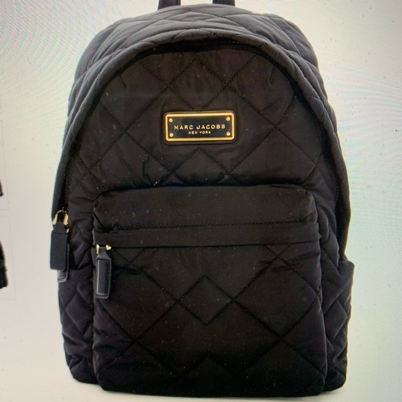 Marc Jacobs Quilted Black Nylon School Backpack - Picture 7 of 11